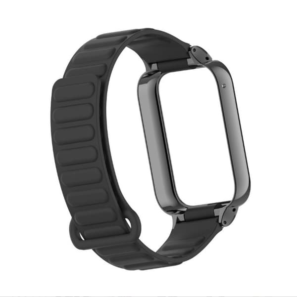 INF Metallrem för Xiaomi Mi Band 8 Pro, Silikonarmband med magnetisk stängning