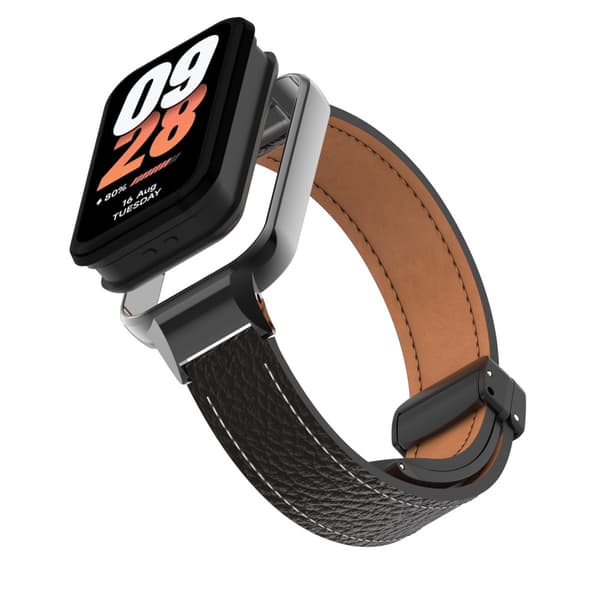 INF Xiaomi Smart Band 8 Active Strap med Litchi-mönster magnetiskt spänne