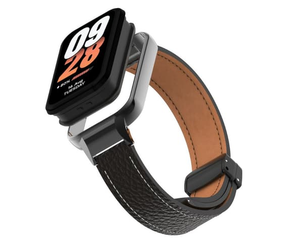 INF Xiaomi Smart Band 8 Active Strap med Litchi-mönster magnetiskt spänne