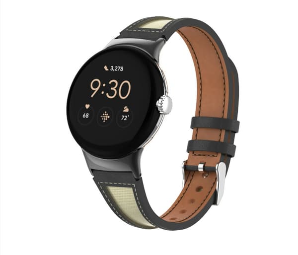INF Patchwork Google Pixel Watch Band Svart
