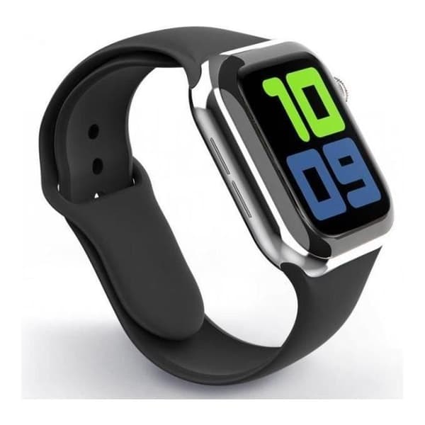 Swissten Silikonrem, kompatibel med Apple Watch 42 och 44 mm - svart