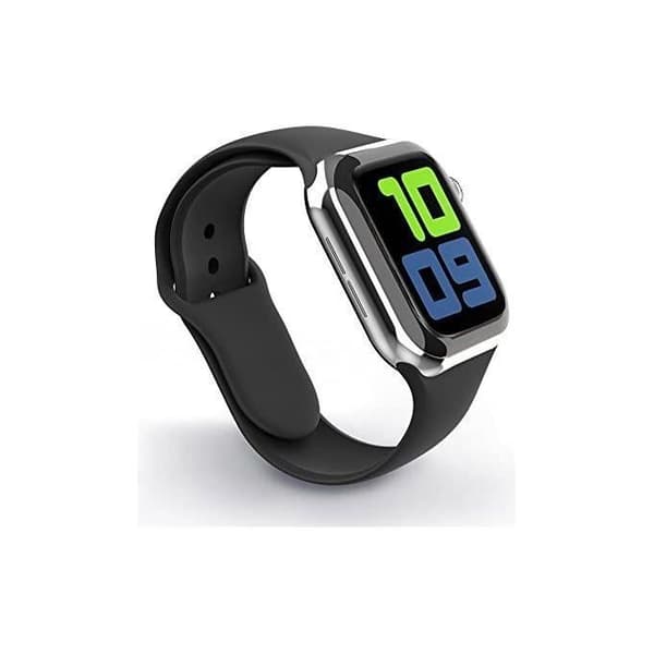 Swissten Silikonrem, kompatibel med Apple Watch 38 och 40 mm - svart
