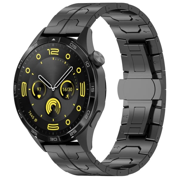 INF Titanium urrem til 22 mm Smartwatch Butterfly Clasp