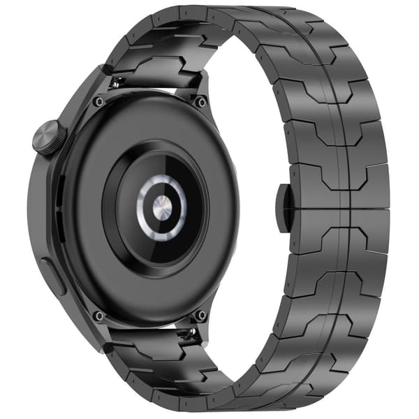 INF Titanium urrem til 22 mm Smartwatch Butterfly Clasp