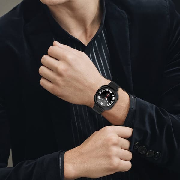 INF Samsung Watch 7 47MM stropp - rustfritt stål metallbånd