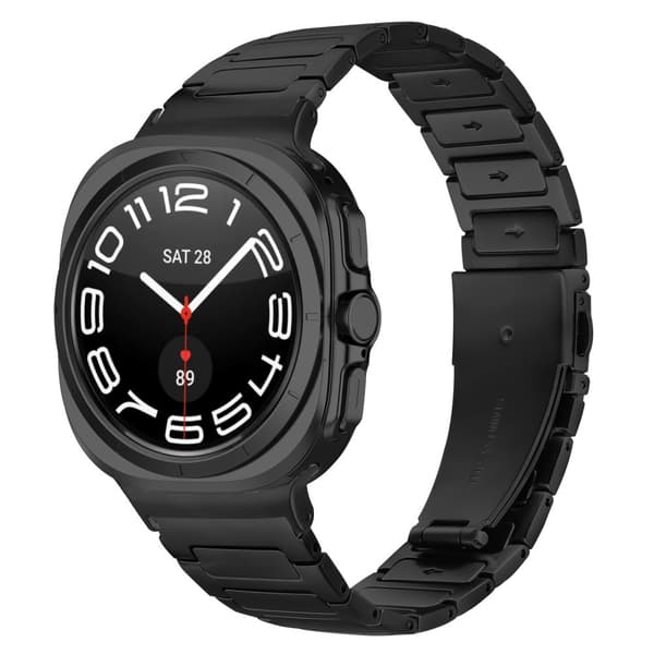 INF Samsung Watch 7 47MM stropp - rustfritt stål metallbånd