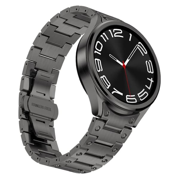 INF Galaxy Watch-reim i rustfritt stål - Space Gray