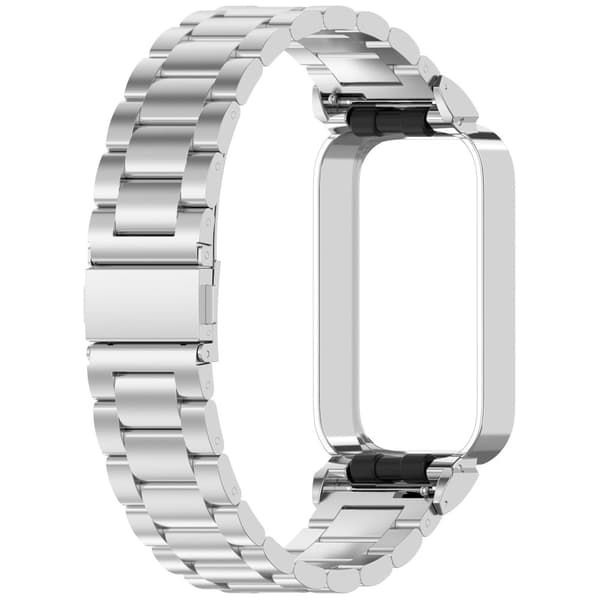 INF Rem i rustfritt stål for Xiaomi Band 9 Active og Redmi Band 3