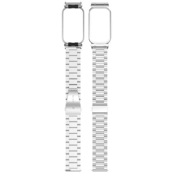 INF Rem i rustfritt stål for Xiaomi Band 9 Active og Redmi Band 3