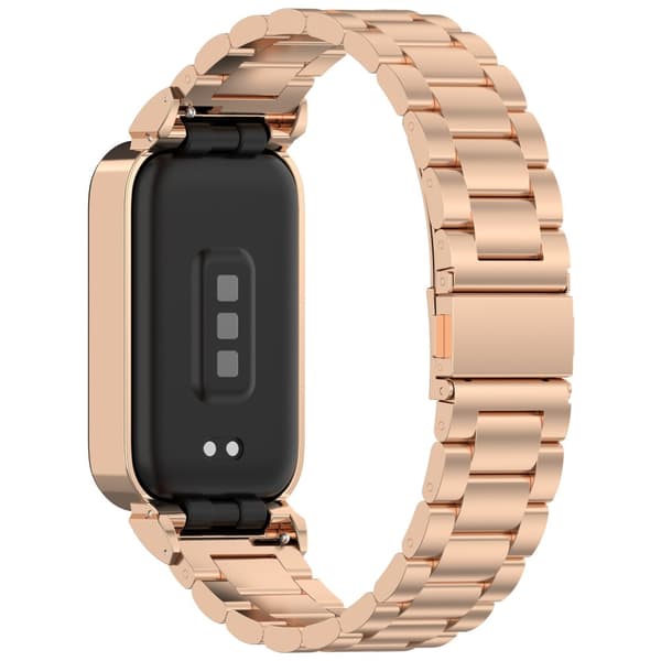 INF Rem i rustfritt stål for Xiaomi Band 9 Active og Redmi Band 3