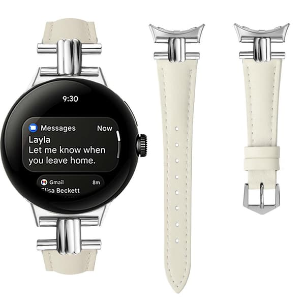INF Remme i ekte lær for Google Pixel Watch 3