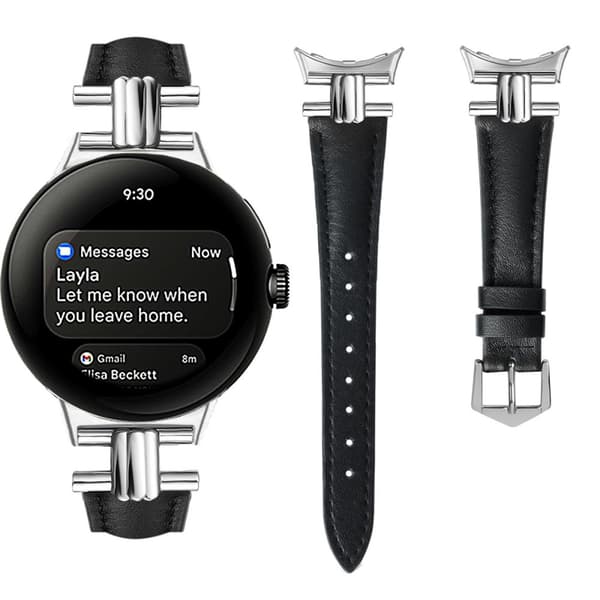 INF Remme i ekte lær for Google Pixel Watch 3