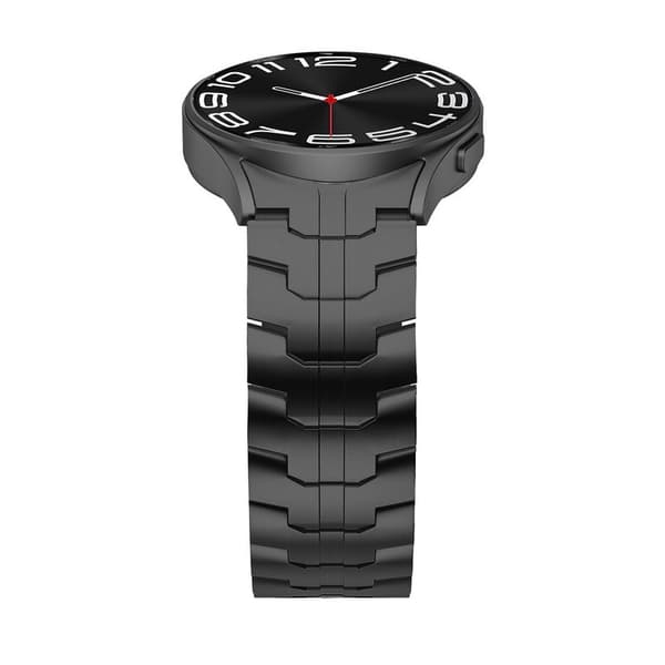 INF Svart klokkereim i rustfritt stål til Samsung Galaxy Watch 4/5/6