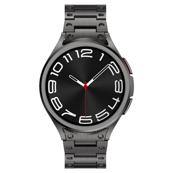 INF Svart klokkereim i rustfritt stål til Samsung Galaxy Watch 4/5/6