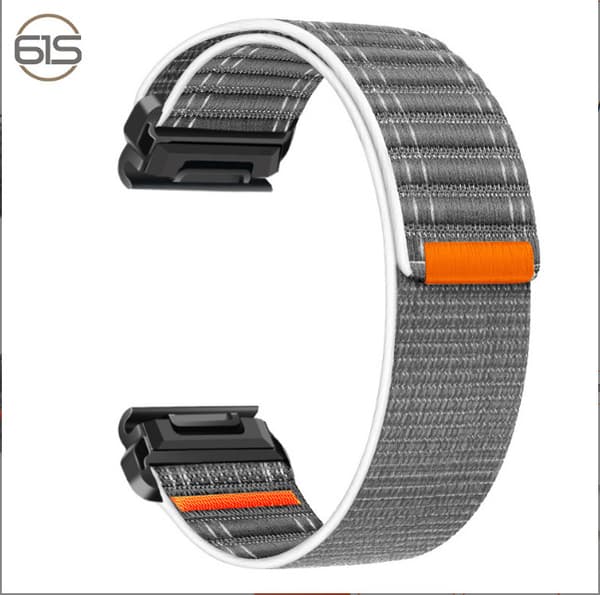 INF Nylon-klokkebånd for Garmin Fenix 8/5/6/7X Pro/Epix 935/965