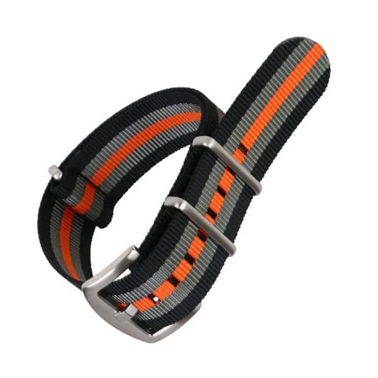 INF NATO-klockarmband i nyloncanvas med spänne i rostfritt stål