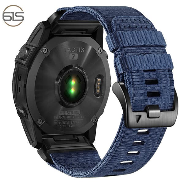 INF Hurtigutløser nylon klokkereim for Garmin Fenix 5X 6X 7X Tactix 7 Pro
