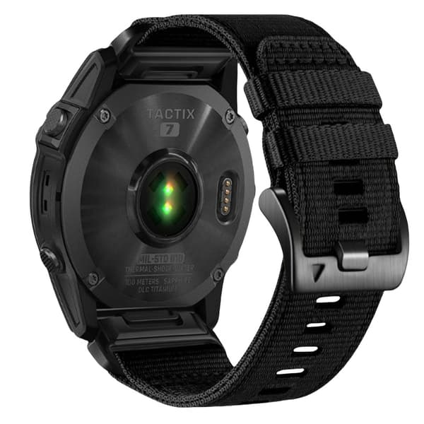INF Hurtigudløsende nylonrem til Garmin Fenix 5X 6X 7X Tactix 7 Pro