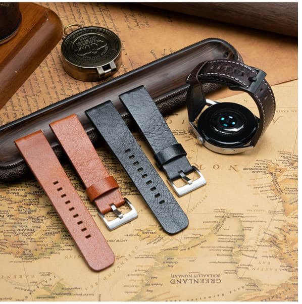 INF Armband i äkta läder för Samsung Galaxy Watch 4