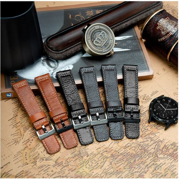 INF Armband i äkta läder för Samsung Galaxy Watch 4