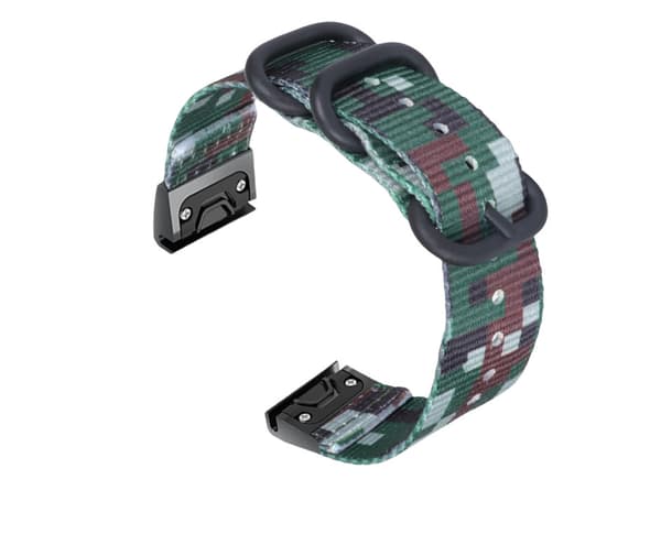 INF Garmin Quick Release Fenix 5X 6X Taktisk Nylon Klokkereim