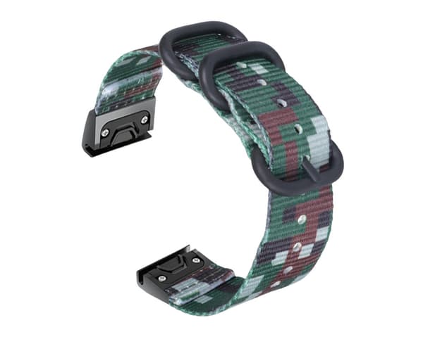 INF Garmin Quick Release Fenix 5X 6X Taktisk Nylon Klokkereim