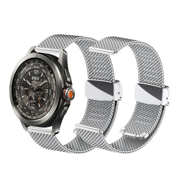 INF Kellon ruostumattomasta teräksestä valmistettu ranneke liukuvalla magneettilukolla Xiaomi Watch S4