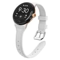 Miniatyrbilde 1 av 4: INF Ekta lærreim til Google Pixel Watch 3 45mm - Hvit