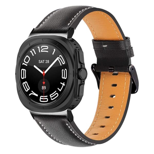 INF Aito nahkaranneke Samsung Watch 7 Ultra (47 mm) - Musta