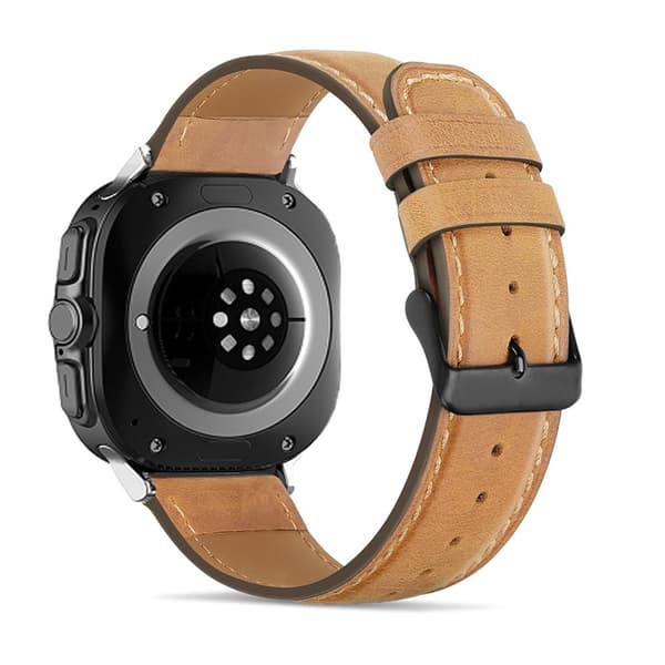 INF Remme i ekte lær til Samsung Watch 7 Ultra (47 mm) - Brun