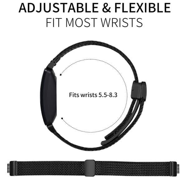 INF Milanese-ruostumattomasta teräksestä valmistetut rannekkeet Fitbit Inspire 1/HR/Inspire 2:lle