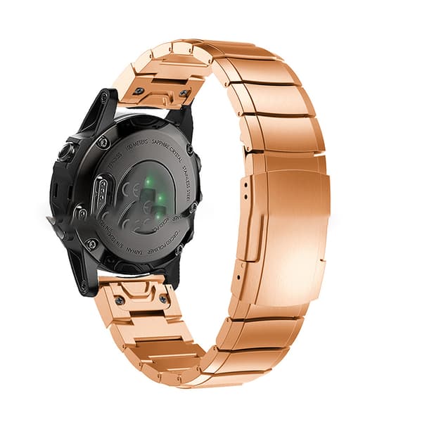 INF Rose Gold klokkereim for Fenix 5s/6s/7s/8 43mm
