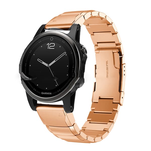 INF Rose Gold klokkereim for Fenix 5s/6s/7s/8 43mm