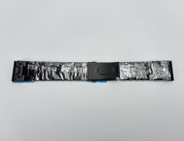 INF Svart reim i rustfritt stål til klokke 26 mm - Fenix 5x/6x/7X/8 51 mm
