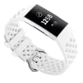 Miniatyrbild 4 av 4: INF Vitt silikonarmband för Fitbit Charge 3 - Stor
