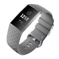 Pikkukuva 3 / 4: INF Harmaa pieni silikoninen ranneke Fitbit Charge 4/3:lle