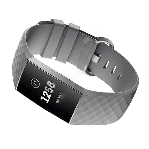 INF Harmaa pieni silikoninen ranneke Fitbit Charge 4/3:lle