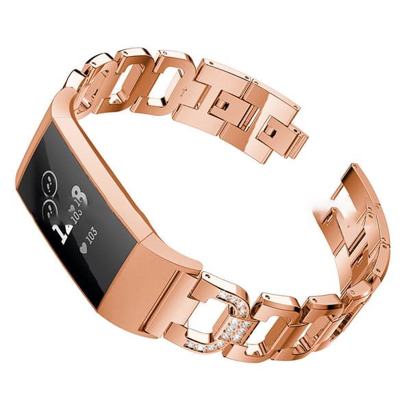 INF Roséguld klockarmband för Fitbit Charge 4 & 3