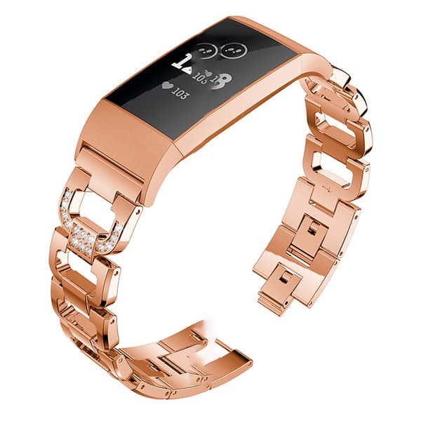 INF Roséguld klockarmband för Fitbit Charge 4 & 3