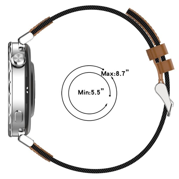 INF Huawei Watch GT5 kompositrem 18 mm urkomposit nylonflettet rem