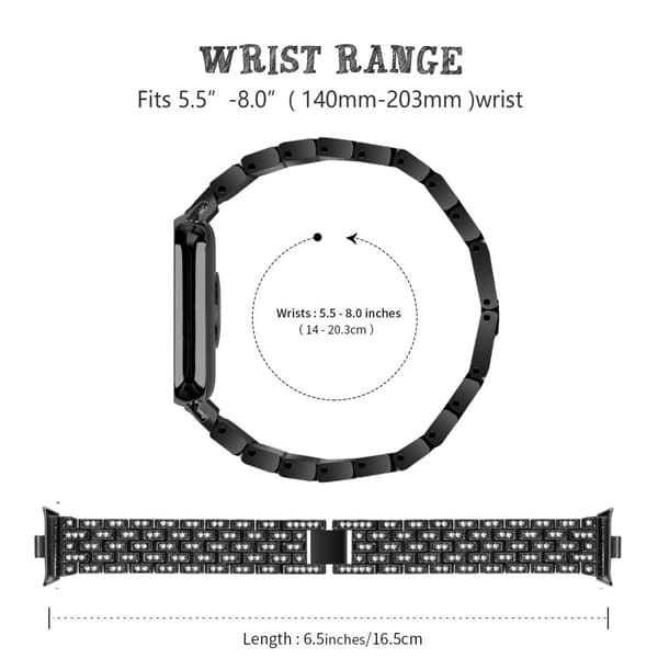 INF Xiaomi Mi 8 Pro klockarmband, fem-rads rostfritt stålband
