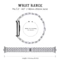 Miniatyrbild 3 av 9: INF Xiaomi Mi 8 Pro klockarmband, fem-rads rostfritt stålband