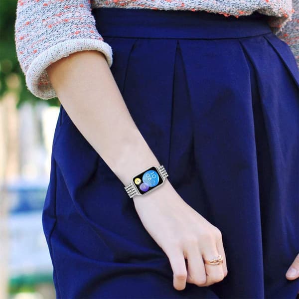 INF Xiaomi Mi 8 Pro klockarmband, fem-rads rostfritt stålband