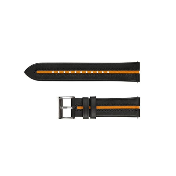 INF Aito nahkainen ranneke Huawei Watch GT, GT5, GT4, Xiaomi S4 - 22mm musta
