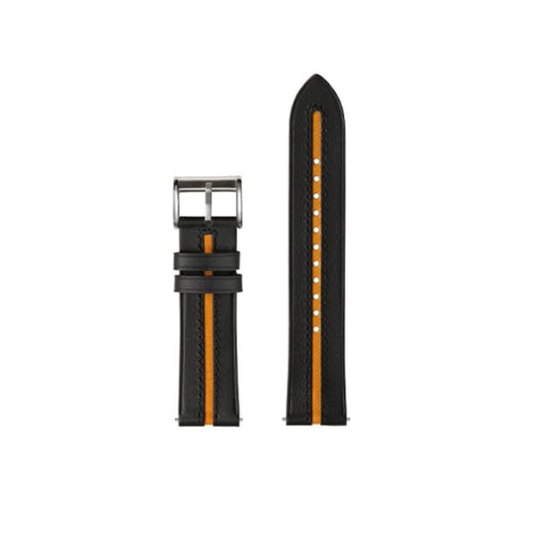 INF Aito nahkainen ranneke Huawei Watch GT, GT5, GT4, Xiaomi S4 - 22mm musta