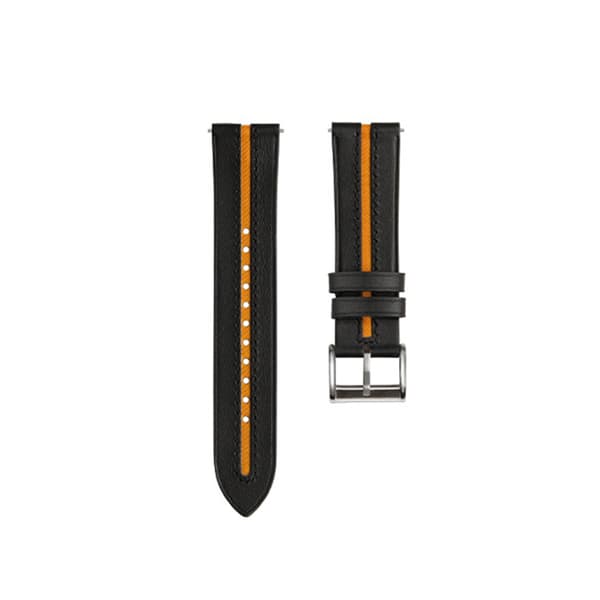INF Aito nahkainen ranneke Huawei Watch GT, GT5, GT4, Xiaomi S4 - 22mm musta