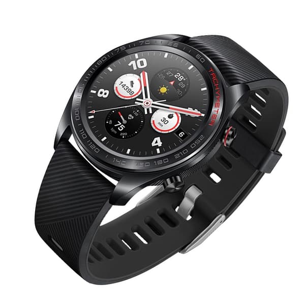 INF Sort silikonerem 22 mm til Honor Watch GT Magic