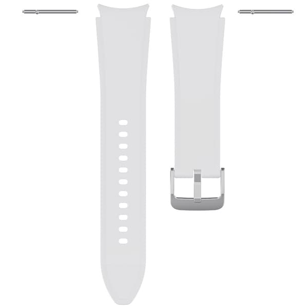INF Silikone urrem til Samsung Galaxy Watch 4/5 - 20 mm - Hvid