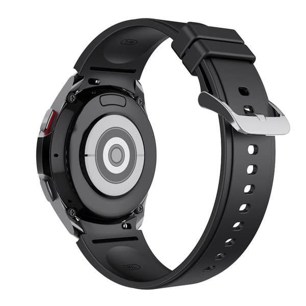 INF Silikoninen ranneke Samsung Galaxy Watch 4/5 - 20 mm musta
