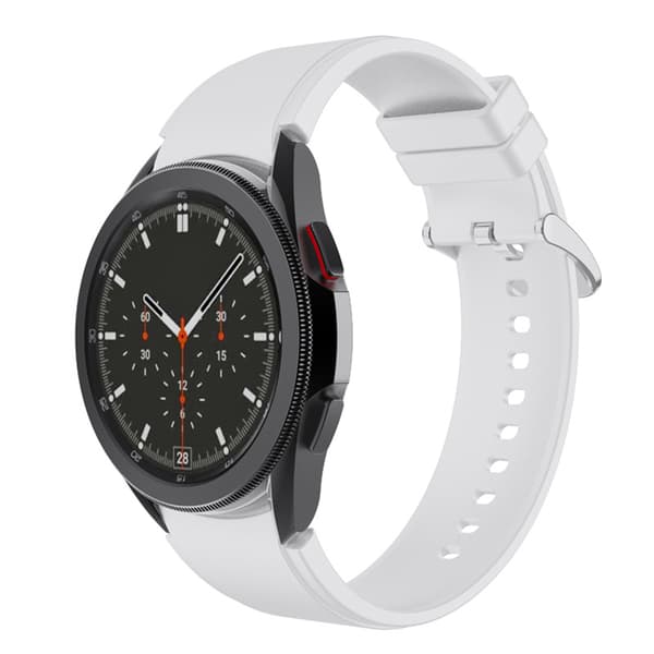 INF Silikoniranneke Samsung Galaxy Watch 4/5 - 20 mm - Valkoinen